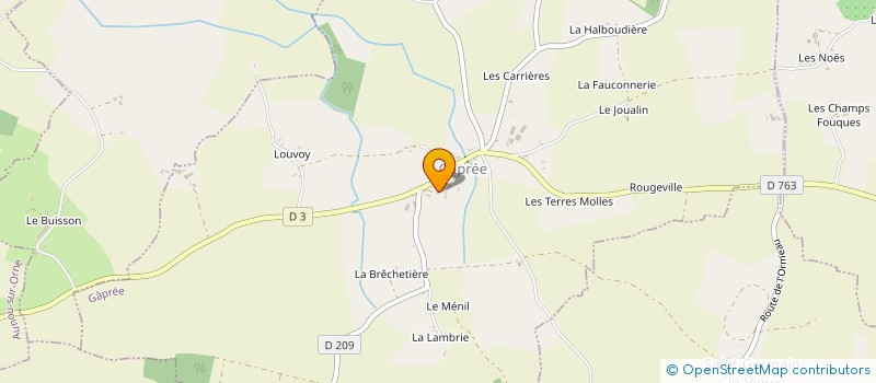 localisation de l'entreprise MONSIEUR FRANCOIS LEGRIS à GAPREE