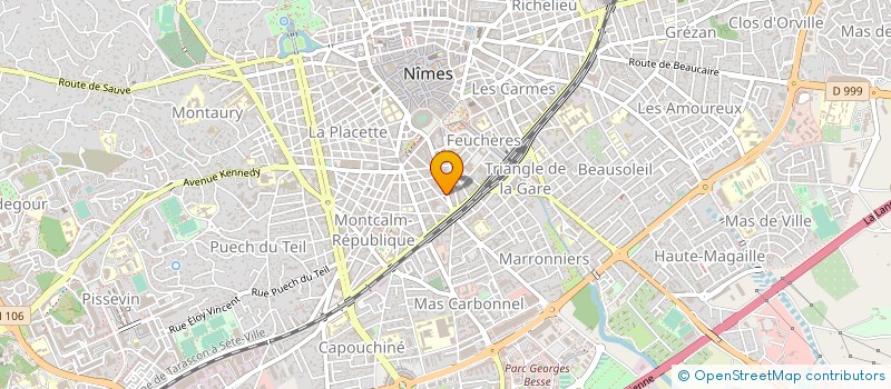 localisation de l'entreprise MONSIEUR FRANCOIS LEJEUNE  NIMES