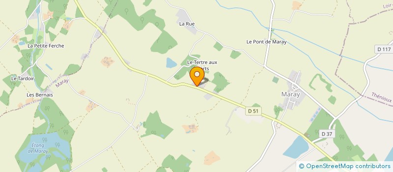 localisation de l'entreprise MONSIEUR FRANCOIS LELEU  SAINT JULIEN SUR CHER