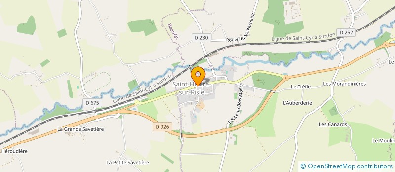 localisation de l'entreprise MONSIEUR FRANCOIS LEMAITRE à SAINT-HILAIRE-SUR-RISLE