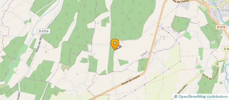 localisation de l'entreprise MONSIEUR FRANCOIS LEMANCEL  ORBEC