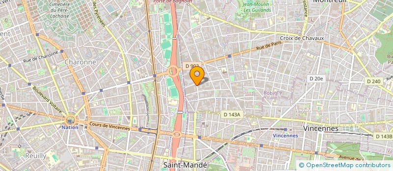 localisation de l'entreprise MONSIEUR FRANCOIS LEMESLE à MONTREUIL