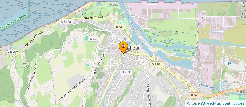 localisation de l'entreprise MONSIEUR FRANCOIS LEMONNIER à HONFLEUR