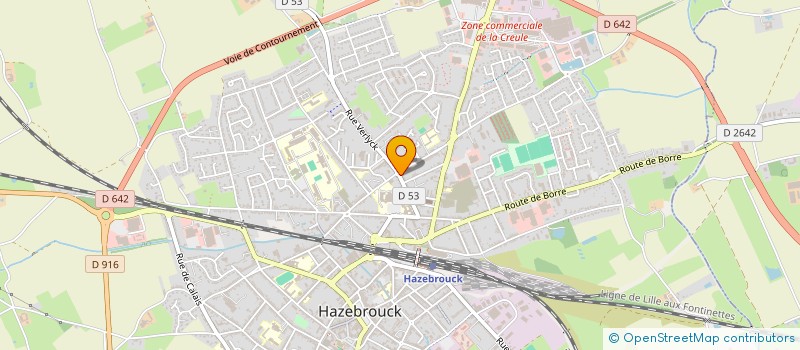 localisation de l'entreprise MONSIEUR FRANCOIS LEMORT  HAZEBROUCK