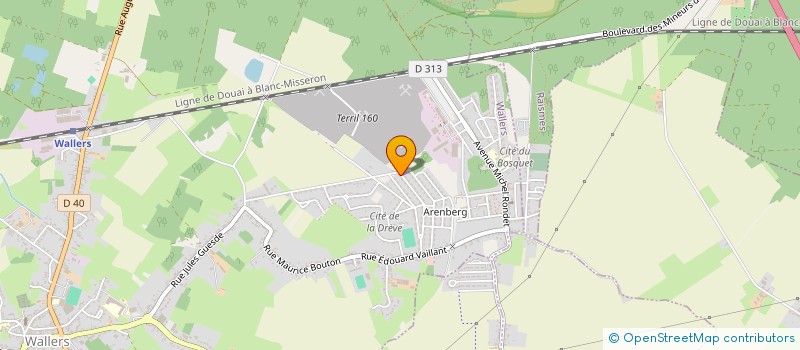 localisation de l'entreprise MONSIEUR FRANCOIS LENGLIN  WALLERS