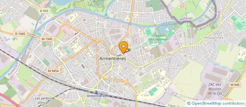localisation de l'entreprise MONSIEUR FRANCOIS LENOIR à ARMENTIERES