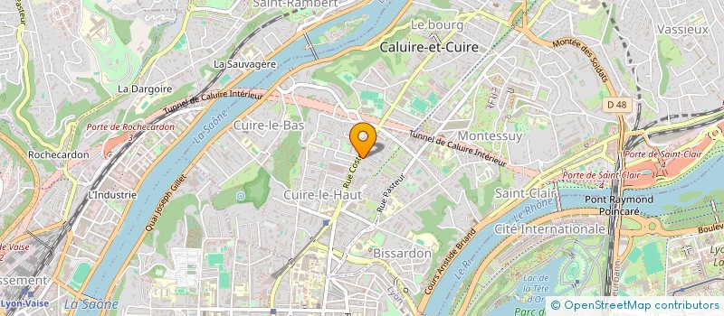 localisation de l'entreprise MONSIEUR FRANCOIS LENOIR  CALUIRE-ET-CUIRE