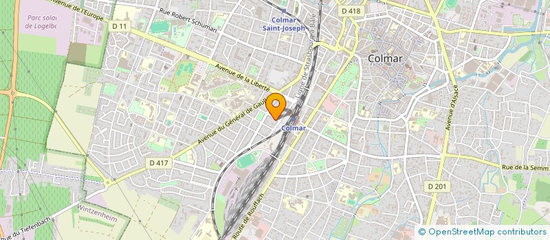localisation de l'entreprise MONSIEUR FRANCOIS LENTZ  COLMAR
