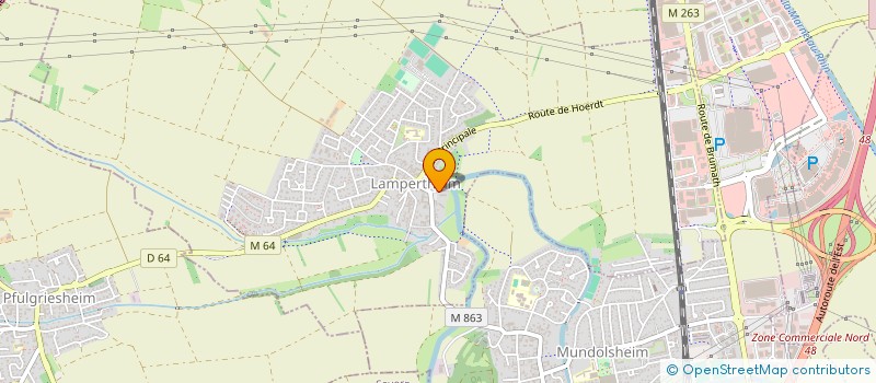 localisation de l'entreprise MONSIEUR FRANCOIS LEPELTIER  LAMPERTHEIM