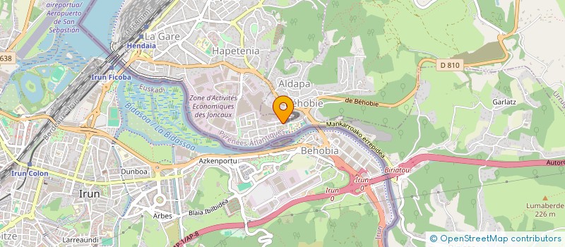 localisation de l'entreprise MONSIEUR FRANCOIS LEPLUS  HENDAYE