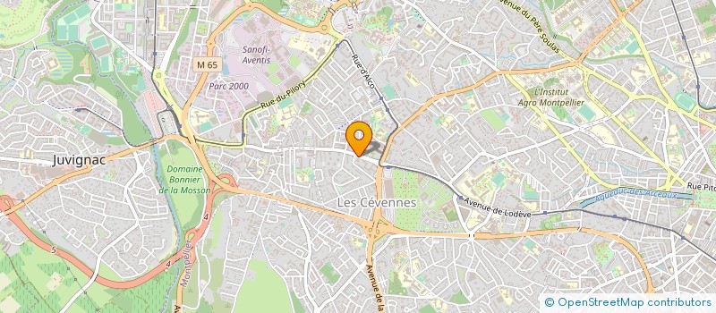 localisation de l'entreprise MONSIEUR FRANCOIS LEPROVOST à MONTPELLIER