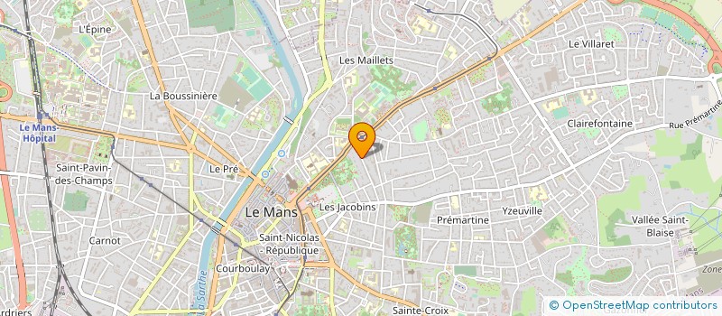 localisation de l'entreprise MONSIEUR FRANCOIS LERICHEUX à LE MANS