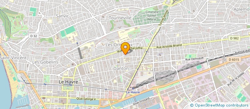 localisation de l'entreprise MONSIEUR FRANCOIS LEROUX à LE HAVRE