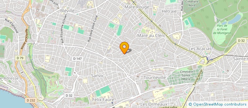 localisation de l'entreprise MONSIEUR FRANCOIS LEROUX  LE HAVRE