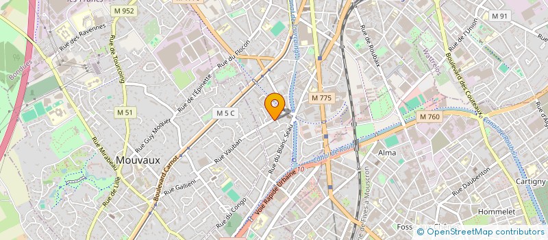 localisation de l'entreprise MONSIEUR FRANCOIS LEROY  TOURCOING