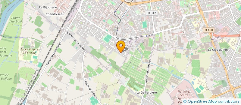 localisation de l'entreprise MONSIEUR FRANCOIS LERU à ANGERS