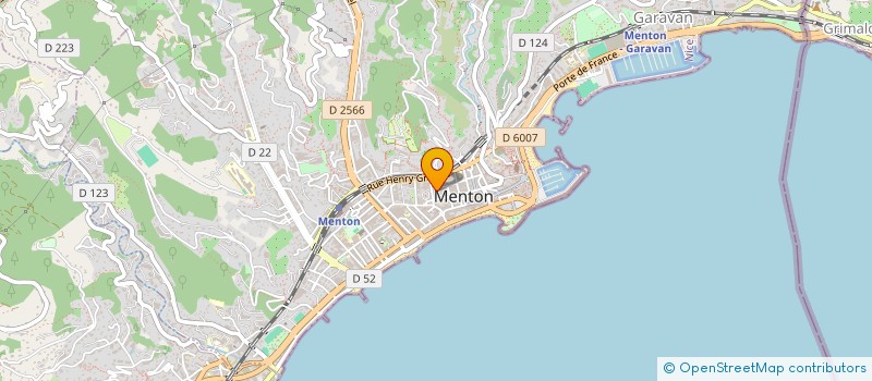 localisation de l'entreprise MONSIEUR FRANCOIS LERUSTE à MENTON