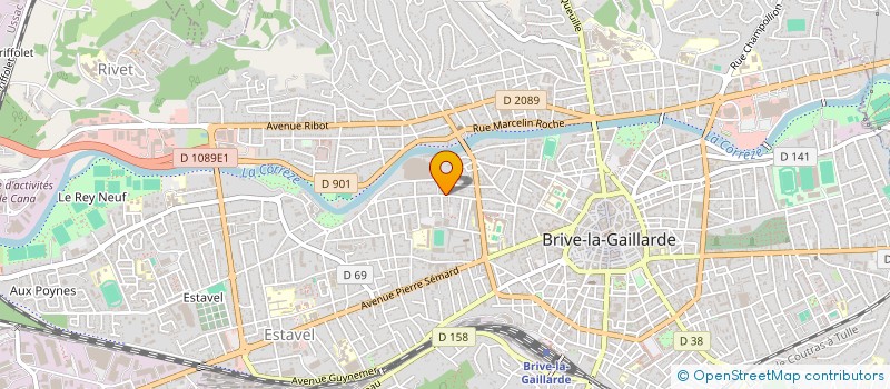 localisation de l'entreprise MONSIEUR FRANCOIS LERY  BRIVE-LA-GAILLARDE