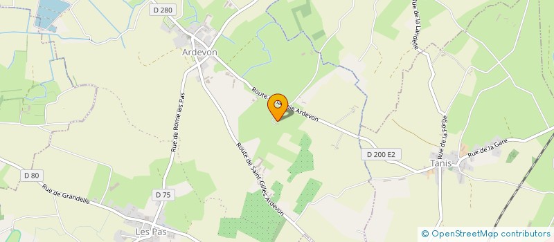 localisation de l'entreprise MONSIEUR FRANCOIS LESAGE  PONTORSON