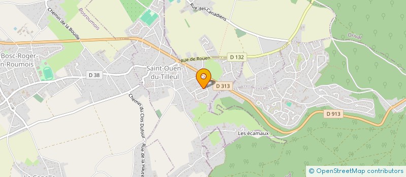 localisation de l'entreprise MONSIEUR FRANCOIS LESAGE  SAINT-OUEN-DU-TILLEUL