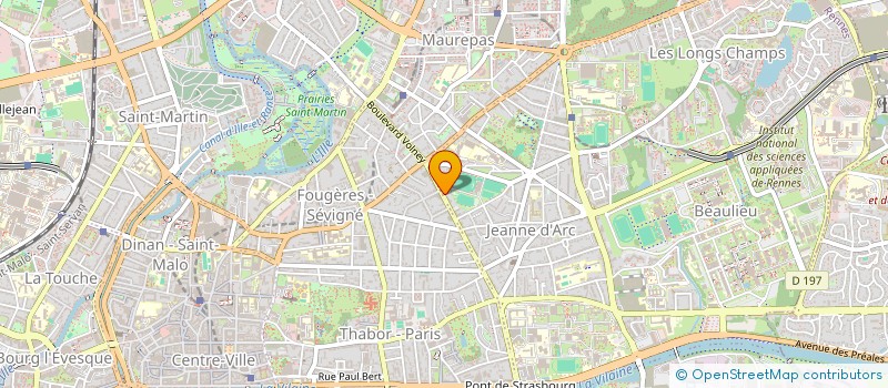 localisation de l'entreprise MONSIEUR FRANCOIS LESNE à RENNES