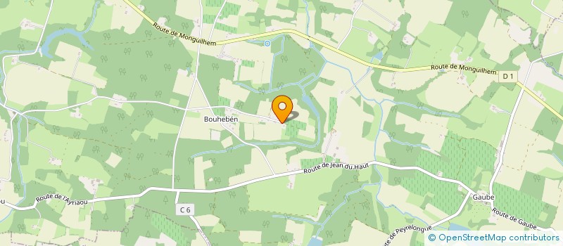 localisation de l'entreprise MONSIEUR FRANCOIS LESPARRE  PUJO-LE-PLAN