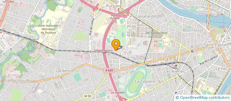 localisation de l'entreprise MONSIEUR FRANCOIS LESTIEU à TOULOUSE