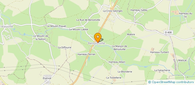 localisation de l'entreprise MONSIEUR FRANCOIS LETABLIER à TREAUVILLE