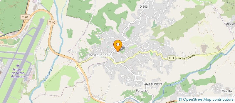 localisation de l'entreprise MONSIEUR FRANCOIS LETAILLEUR  BASTELICACCIA