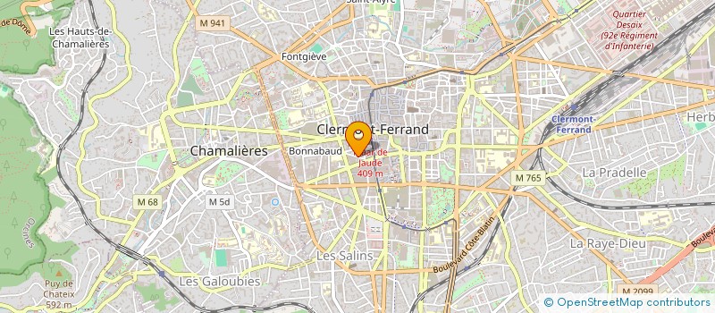 localisation de l'entreprise MONSIEUR FRANCOIS LETELLIER  CLERMONT-FERRAND