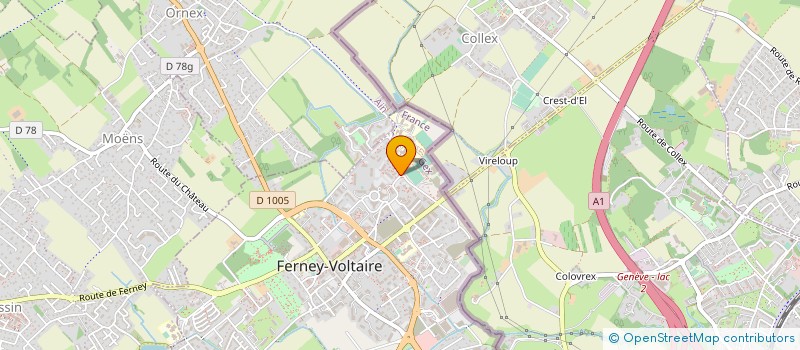 localisation de l'entreprise MONSIEUR FRANCOIS LETERTRE à FERNEY-VOLTAIRE