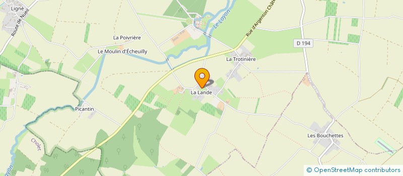 localisation de l'entreprise MONSIEUR FRANCOIS LETHEUIL à DOUE-EN-ANJOU