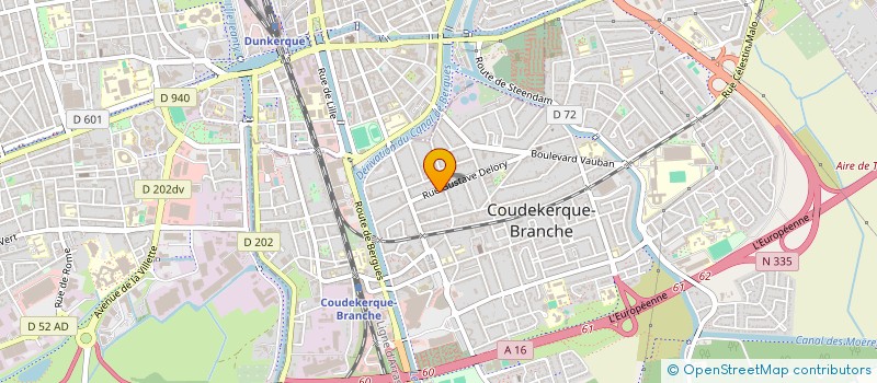 localisation de l'entreprise MONSIEUR FRANCOIS LEURY à COUDEKERQUE-BRANCHE