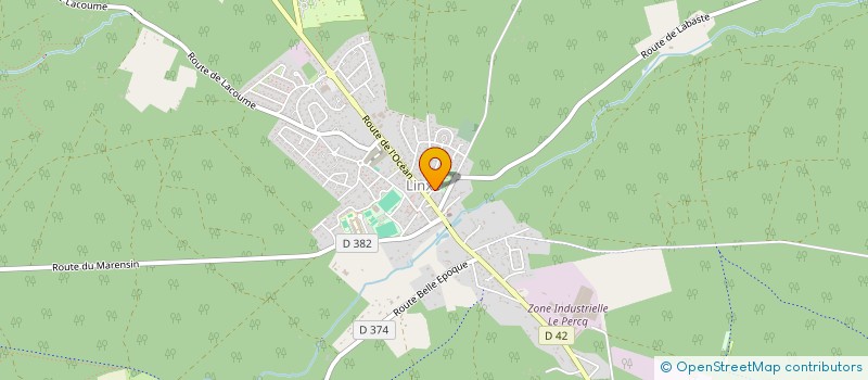 localisation de l'entreprise MONSIEUR FRANCOIS LEVADOU  LINXE