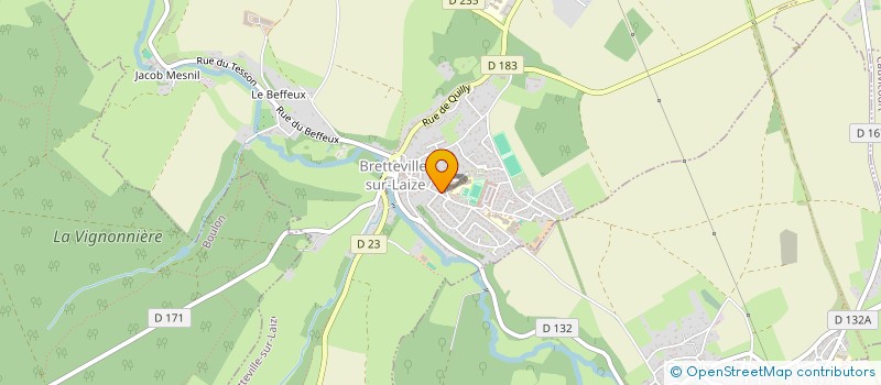 localisation de l'entreprise MONSIEUR FRANCOIS LEVALET à BRETTEVILLE-SUR-LAIZE