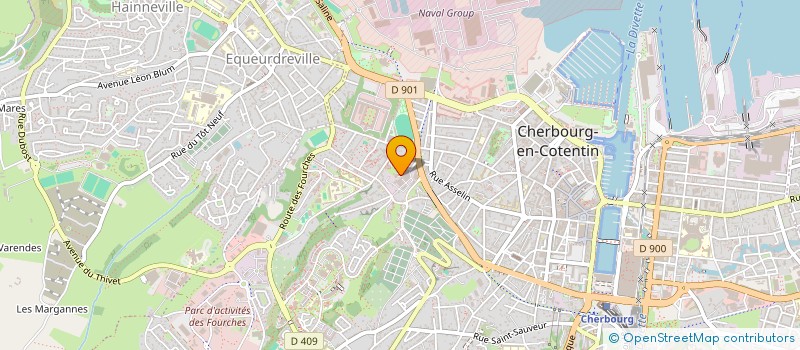 localisation de l'entreprise MONSIEUR FRANCOIS LEVASSEUR  CHERBOURG-EN-COTENTIN