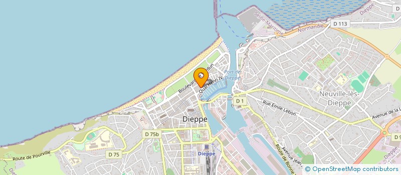 localisation de l'entreprise MONSIEUR FRANCOIS LEVEQUE à DIEPPE