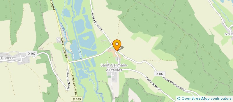 localisation de l'entreprise MONSIEUR FRANCOIS LEVISTRE  SAINT-GERMAIN-D'ETABLES