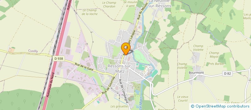 localisation de l'entreprise MONSIEUR FRANCOIS LHELLEZ à RESSONS-SUR-MATZ