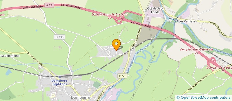 localisation de l'entreprise MONSIEUR FRANCOIS LIBAULT  SAINT-POURCAIN-SUR-BESBRE