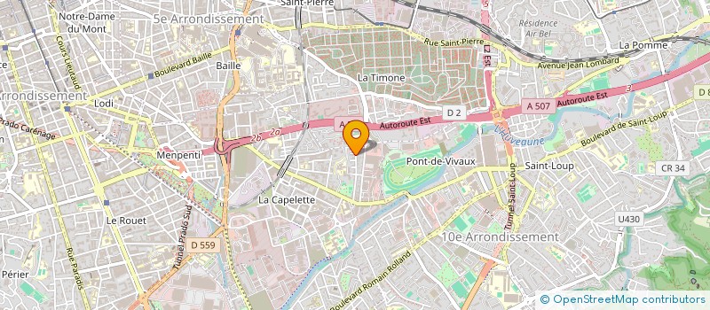 localisation de l'entreprise MONSIEUR FRANCOIS LIBERTINO  MARSEILLE