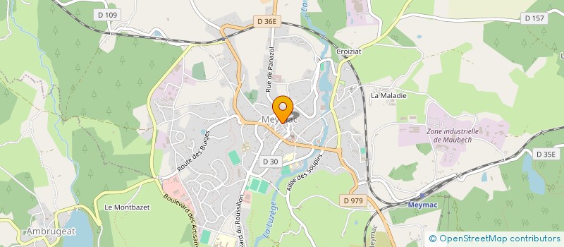 localisation de l'entreprise MONSIEUR FRANCOIS LIEBERT  MEYMAC