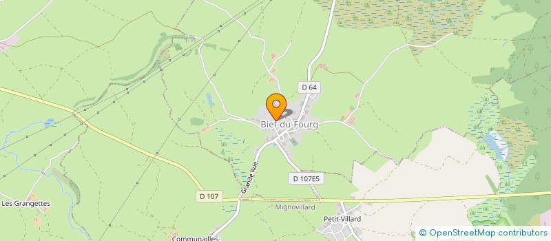 localisation de l'entreprise MONSIEUR FRANCOIS LIEGEON  BIEF-DU-FOURG