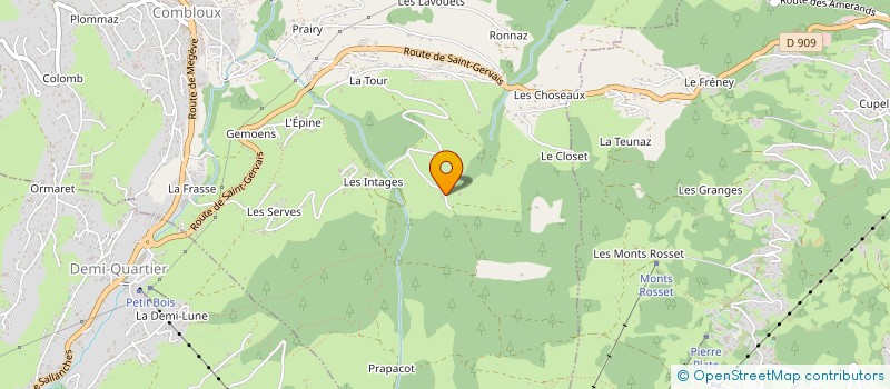 localisation de l'entreprise MONSIEUR FRANCOIS LIGEON  COMBLOUX