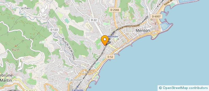localisation de l'entreprise MONSIEUR FRANCOIS LIGUORI à MENTON