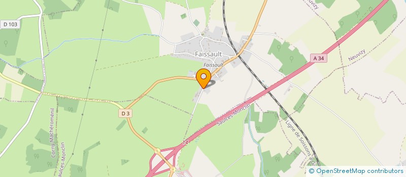 localisation de l'entreprise MONSIEUR FRANCOIS LIMPENS  FAISSAULT