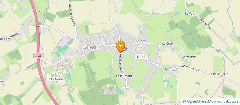 localisation de l'entreprise MONSIEUR FRANCOIS LIMPENS  GENECH