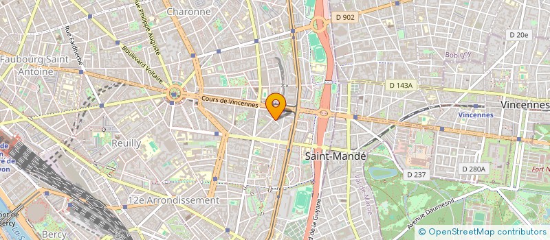 localisation de l'entreprise MONSIEUR FRANCOIS LION  PARIS