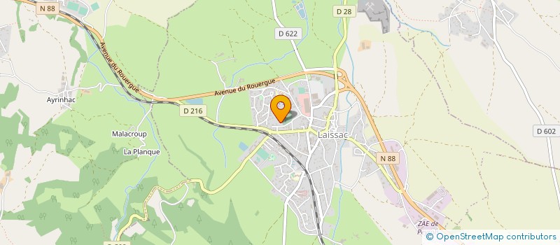 localisation de l'entreprise MONSIEUR FRANCOIS LIONNET  GAILLAC-D AVEYRON