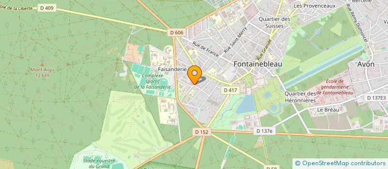 localisation de l'entreprise MONSIEUR FRANCOIS LOCRASTO  FONTAINEBLEAU